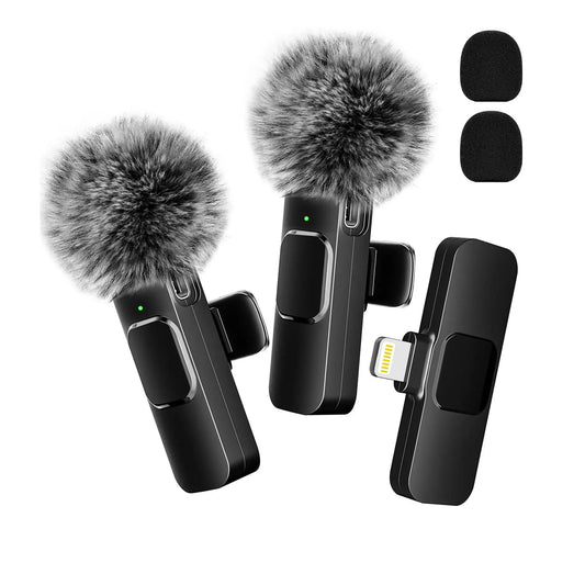 Wireless Audio Video Recording Mini Microphone - Luxinsly