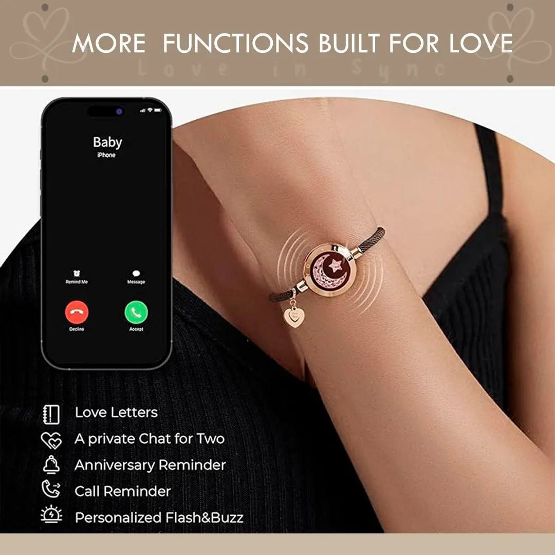 Smart Bracelet for Couples with Touch Light and Vibration (2 units) | FINAL DAY OF SALE! Luxinsly