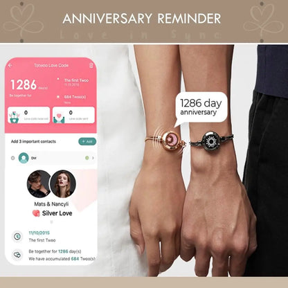 Smart Bracelet for Couples with Touch Light and Vibration (2 units) | FINAL DAY OF SALE! Luxinsly