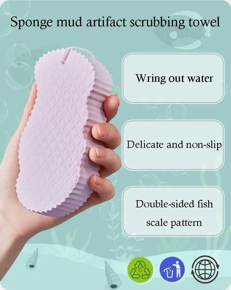 Super Soft Exfoliating Bath Sponge Luxinsly