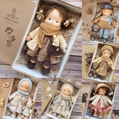 🎁🎁The Best Gift for Kids-Handmade Waldorf Doll👧(Buy2 Free Shipping) Luxinsly