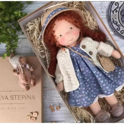 🎁🎁The Best Gift for Kids-Handmade Waldorf Doll👧(Buy2 Free Shipping) Luxinsly