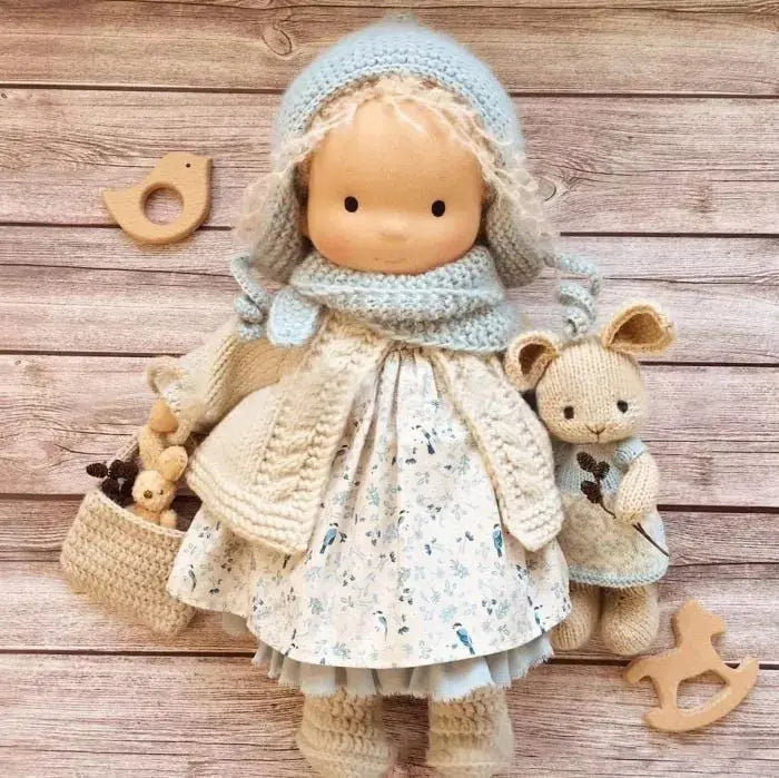 🎁🎁The Best Gift for Kids-Handmade Waldorf Doll👧(Buy2 Free Shipping) Luxinsly