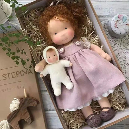 🎁🎁The Best Gift for Kids-Handmade Waldorf Doll👧(Buy2 Free Shipping) Luxinsly