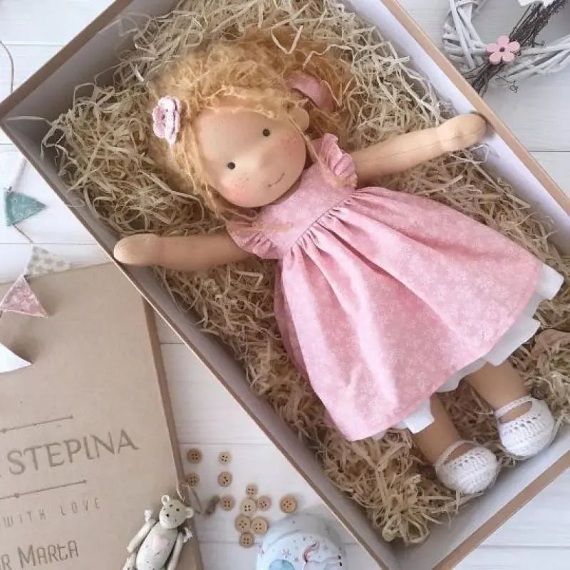 🎁🎁The Best Gift for Kids-Handmade Waldorf Doll👧(Buy2 Free Shipping) Luxinsly