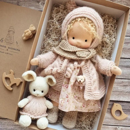 🎁🎁The Best Gift for Kids-Handmade Waldorf Doll👧(Buy2 Free Shipping) Luxinsly