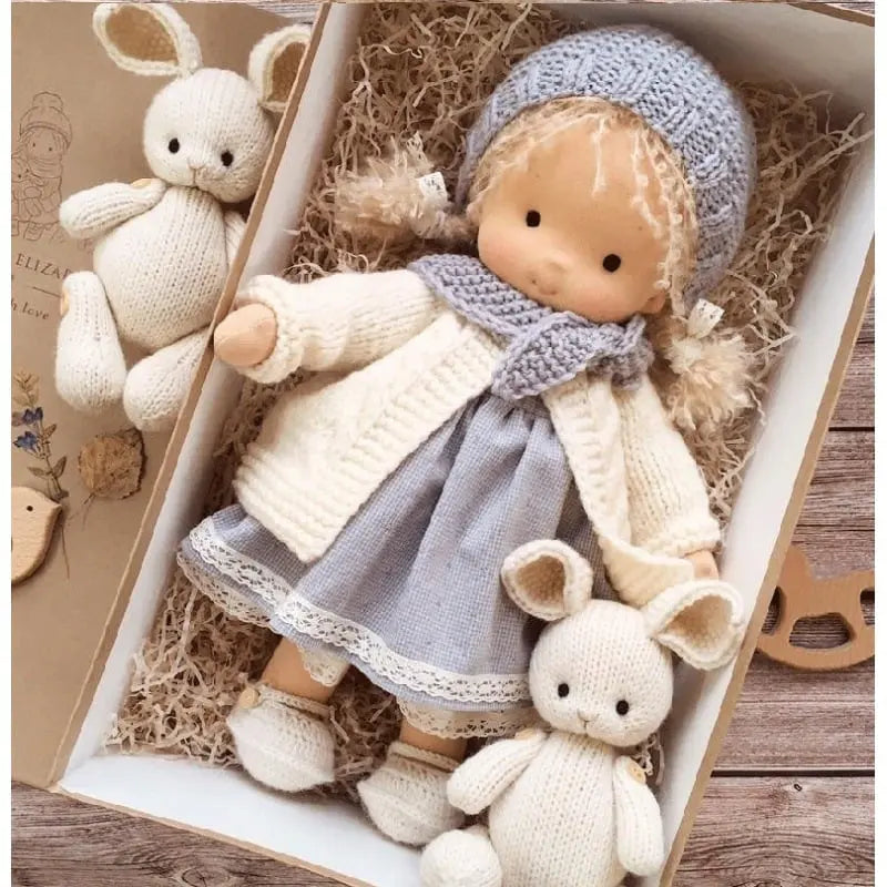 🎁🎁The Best Gift for Kids-Handmade Waldorf Doll👧(Buy2 Free Shipping) Luxinsly