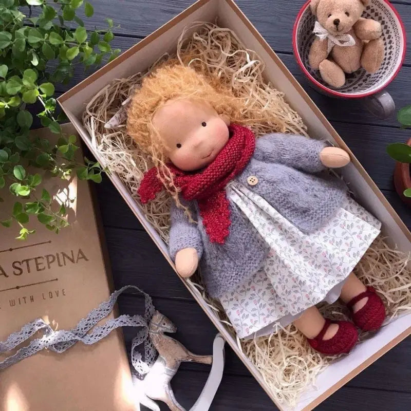 🎁🎁The Best Gift for Kids-Handmade Waldorf Doll👧(Buy2 Free Shipping) Luxinsly