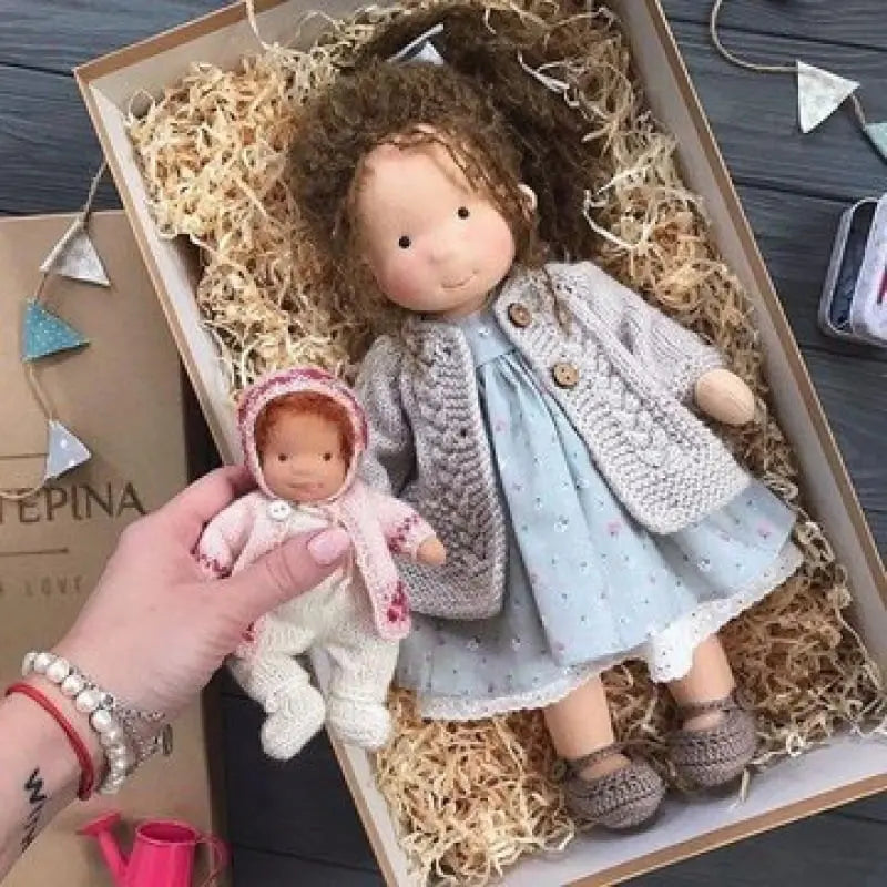 🎁🎁The Best Gift for Kids-Handmade Waldorf Doll👧(Buy2 Free Shipping) Luxinsly