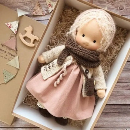 🎁🎁The Best Gift for Kids-Handmade Waldorf Doll👧(Buy2 Free Shipping) Luxinsly