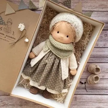 🎁🎁The Best Gift for Kids-Handmade Waldorf Doll👧(Buy2 Free Shipping) Luxinsly