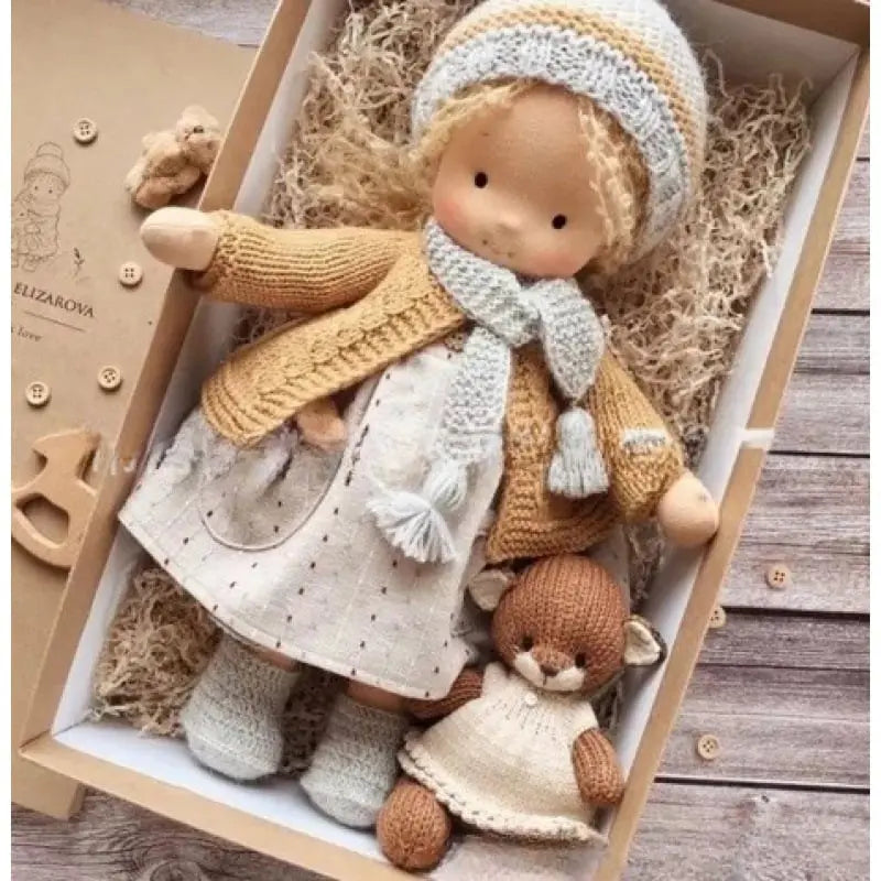 🎁🎁The Best Gift for Kids-Handmade Waldorf Doll👧(Buy2 Free Shipping) Luxinsly