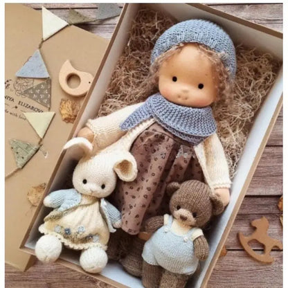 🎁🎁The Best Gift for Kids-Handmade Waldorf Doll👧(Buy2 Free Shipping) Luxinsly