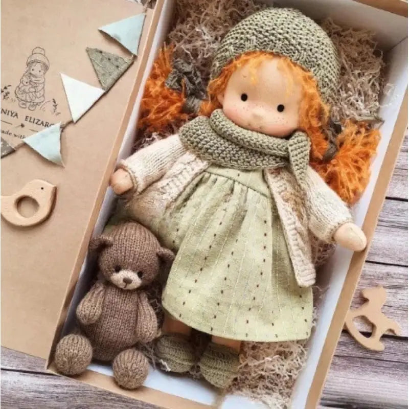 🎁🎁The Best Gift for Kids-Handmade Waldorf Doll👧(Buy2 Free Shipping) Luxinsly