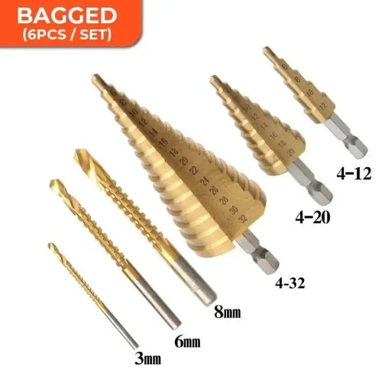 Titanium Plating Drill Bit Set（6pcs）| LAST DAY FOR SALE! Luxinsly