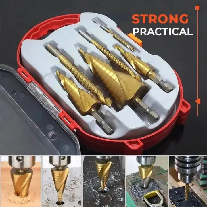 Titanium Plating Drill Bit Set（6pcs）| LAST DAY FOR SALE! Luxinsly