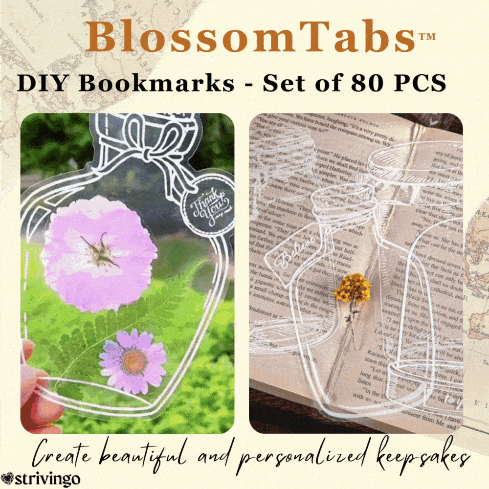 BlossomTabs DIY Transparent Stickers (Set of 80 Pcs) LAST DAY 50% OFF!