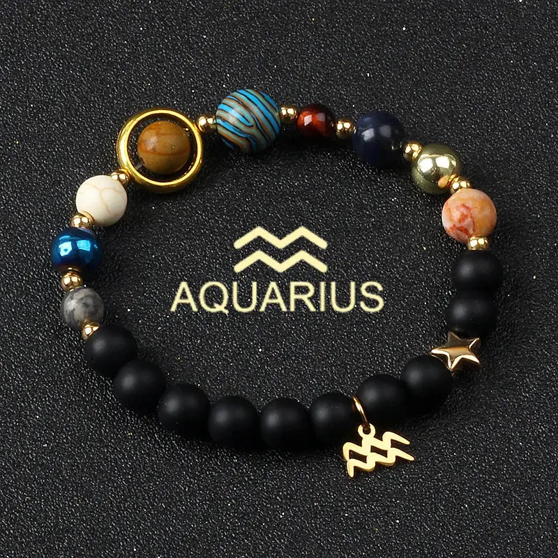 Universe Zodiac Bracelets Luxinsly