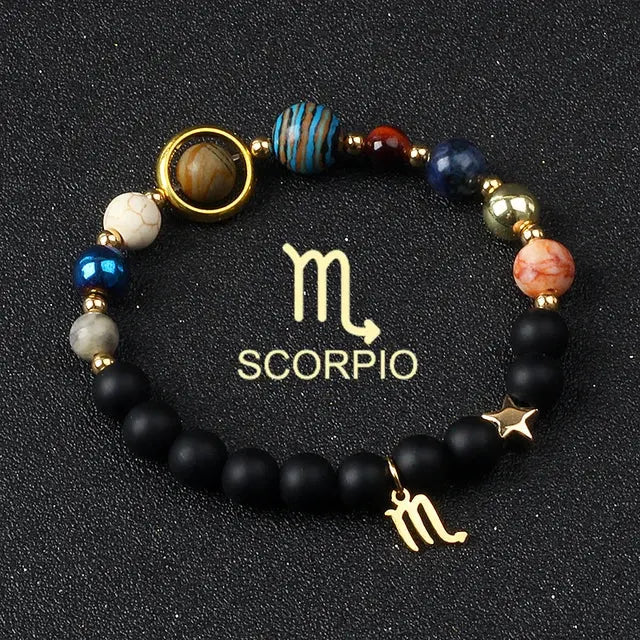 Universe Zodiac Bracelets Luxinsly