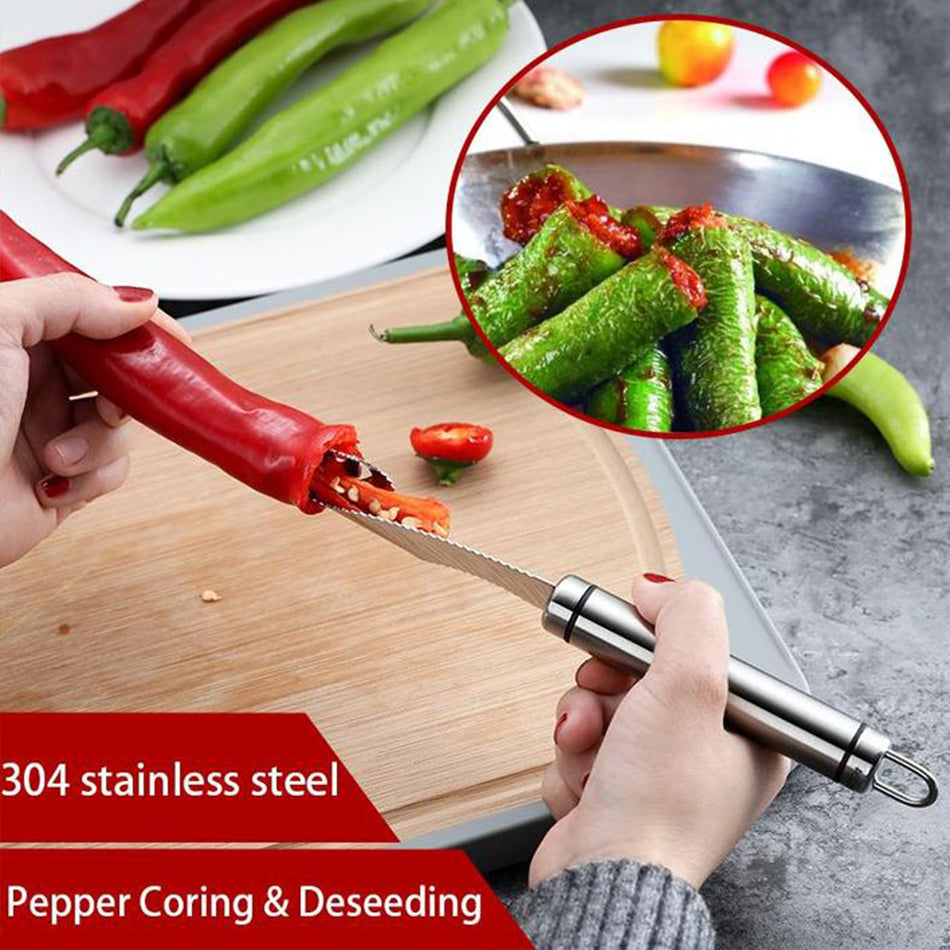 Pepper Seed Corer Remover – Buy 3, Get 2 Free Today!