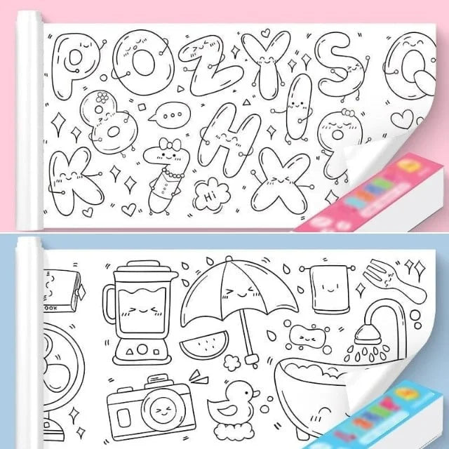 Children's Drawing Roll | 🔥NEW YEAR 2024 SALE 49% OFF🔥