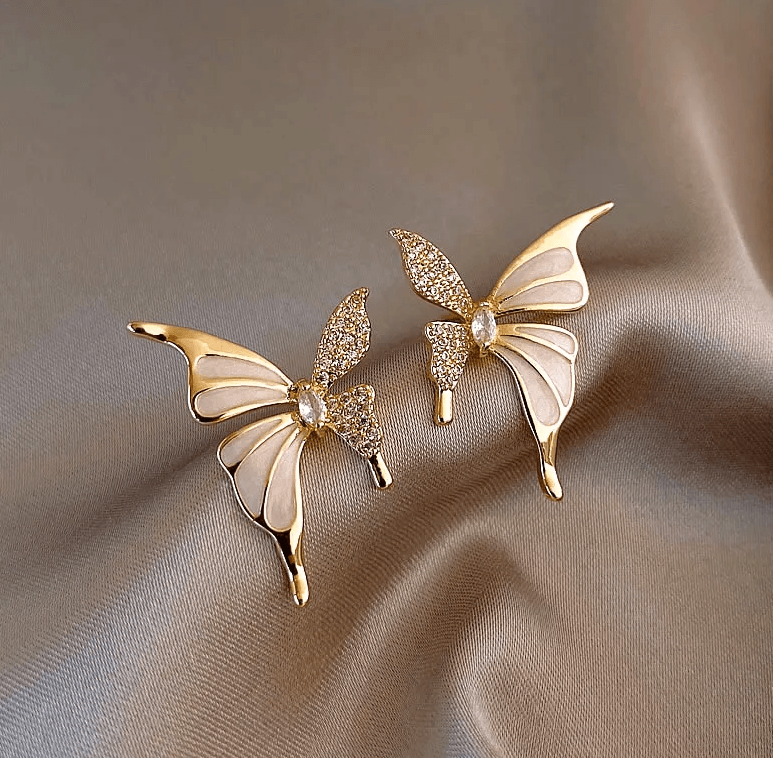 Butterfly Stud Earrings - Luxinsly