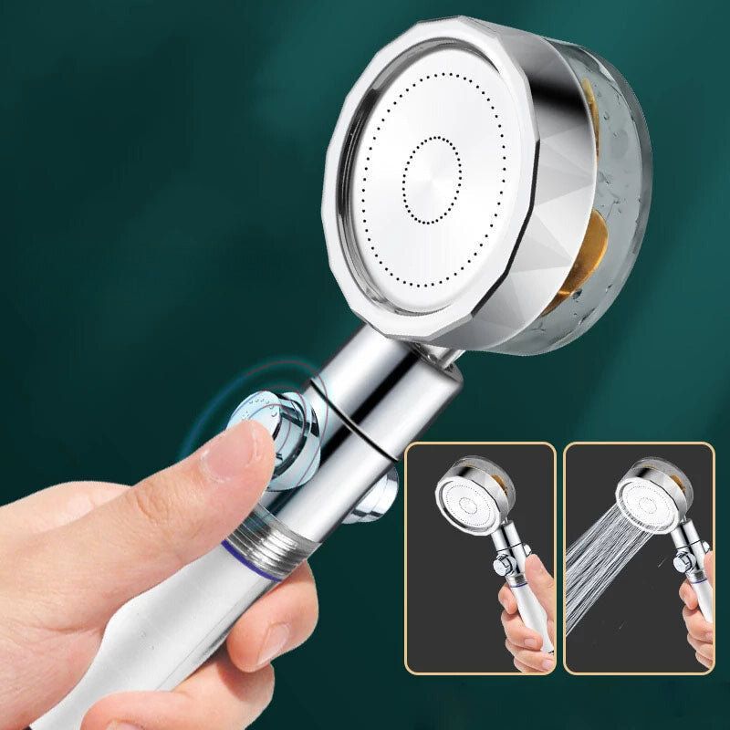 The TurboHead - Propeller Shower Head - Luxinsly