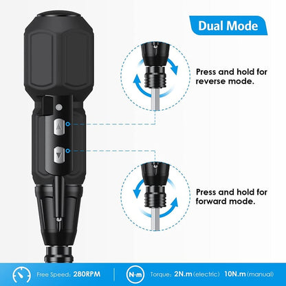 Electric Screwdriver USB Rechargeable - Luxinsly