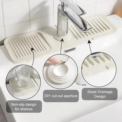 Absorbent Faucet Guard & Draining Mat | FINAL DAY OF SALE! - Luxinsly