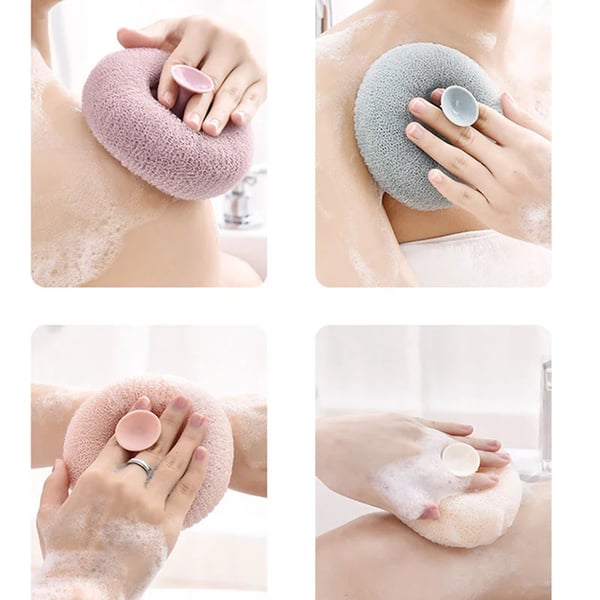 Luxury Bath Sponge with Suction Grip