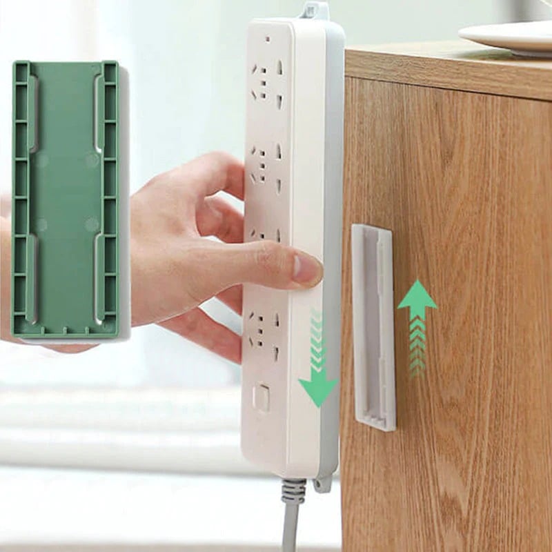 Adhesive Punch-Free Socket Holder (🔥 Last Day Promotion: 48% OFF) (👍 Buy 4, Get 6 Free)
