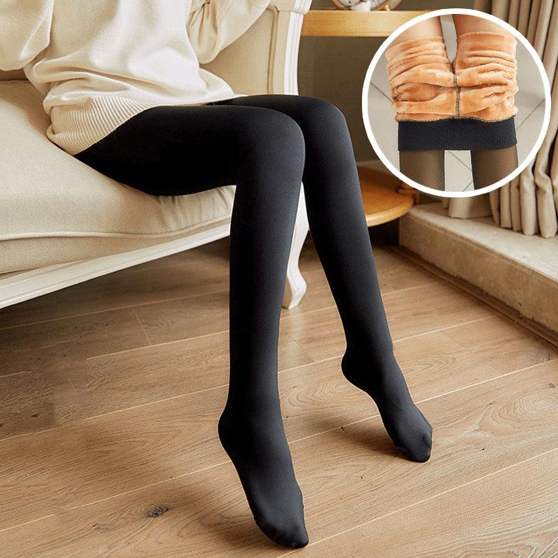 Fleece Lined Pantyhose - Luxinsly