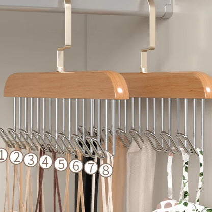 Solid Wood Closet Hanger Organizer - Luxinsly