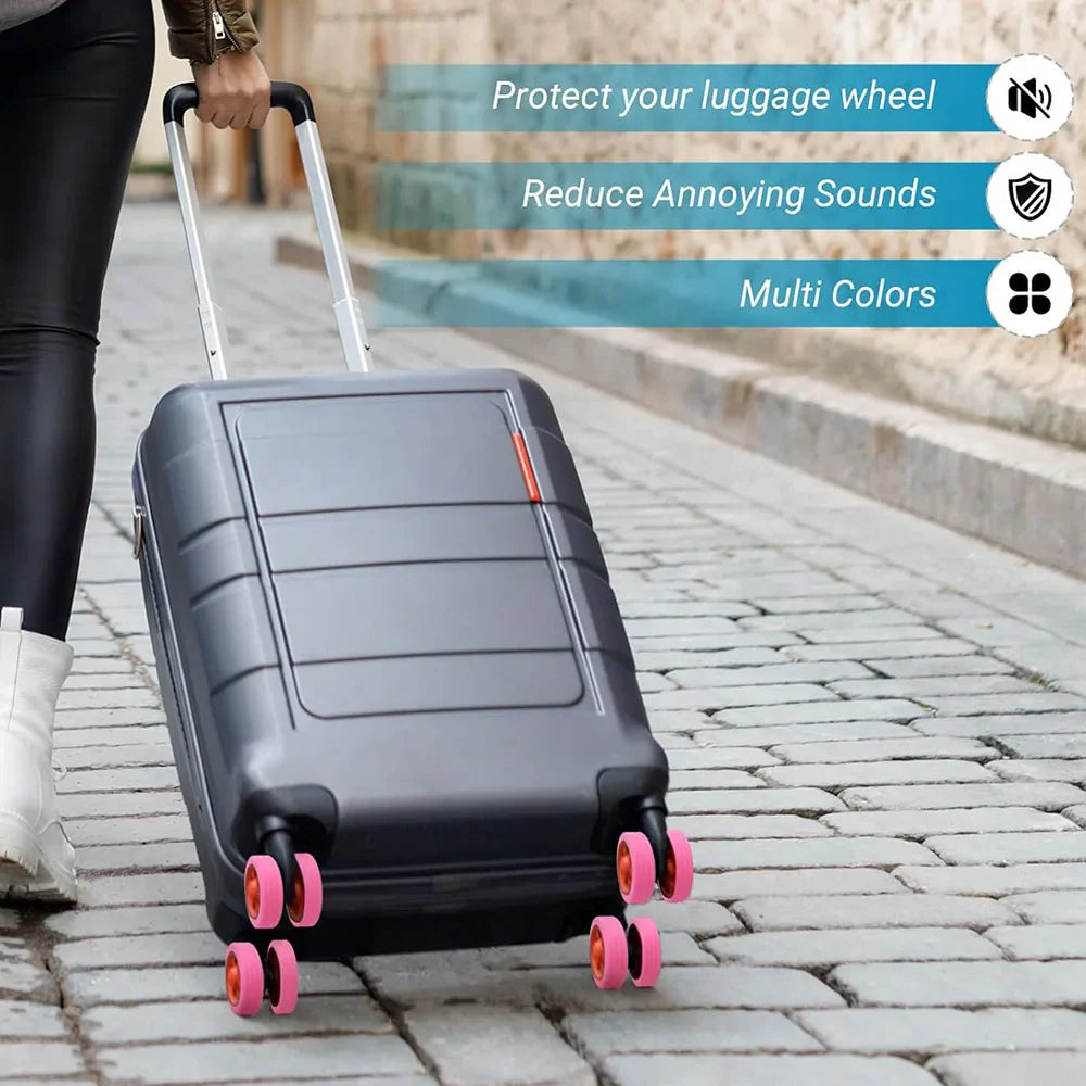 RollSilence Luggage Wheel Guard - Luxinsly