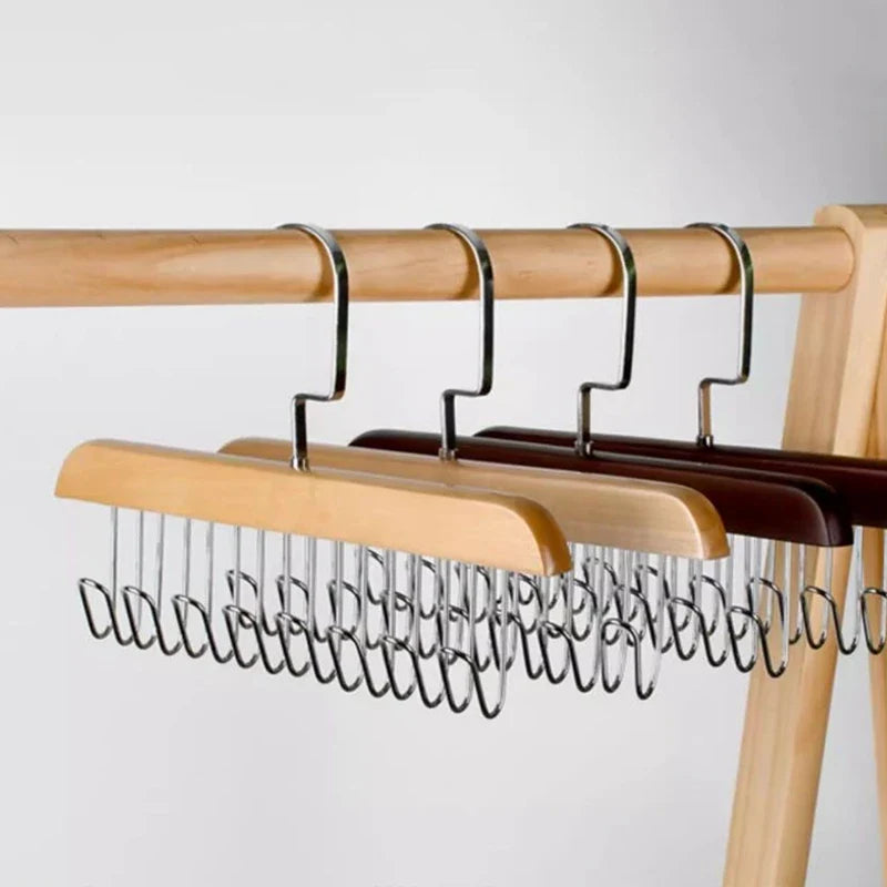 Solid Wood Closet Hanger Organizer - Luxinsly