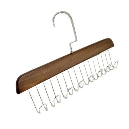 Solid Wood Closet Hanger Organizer - Luxinsly