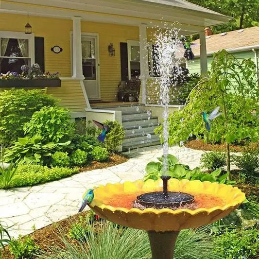 Mini Solar Fountain | Fountain bird drinkers - Luxinsly