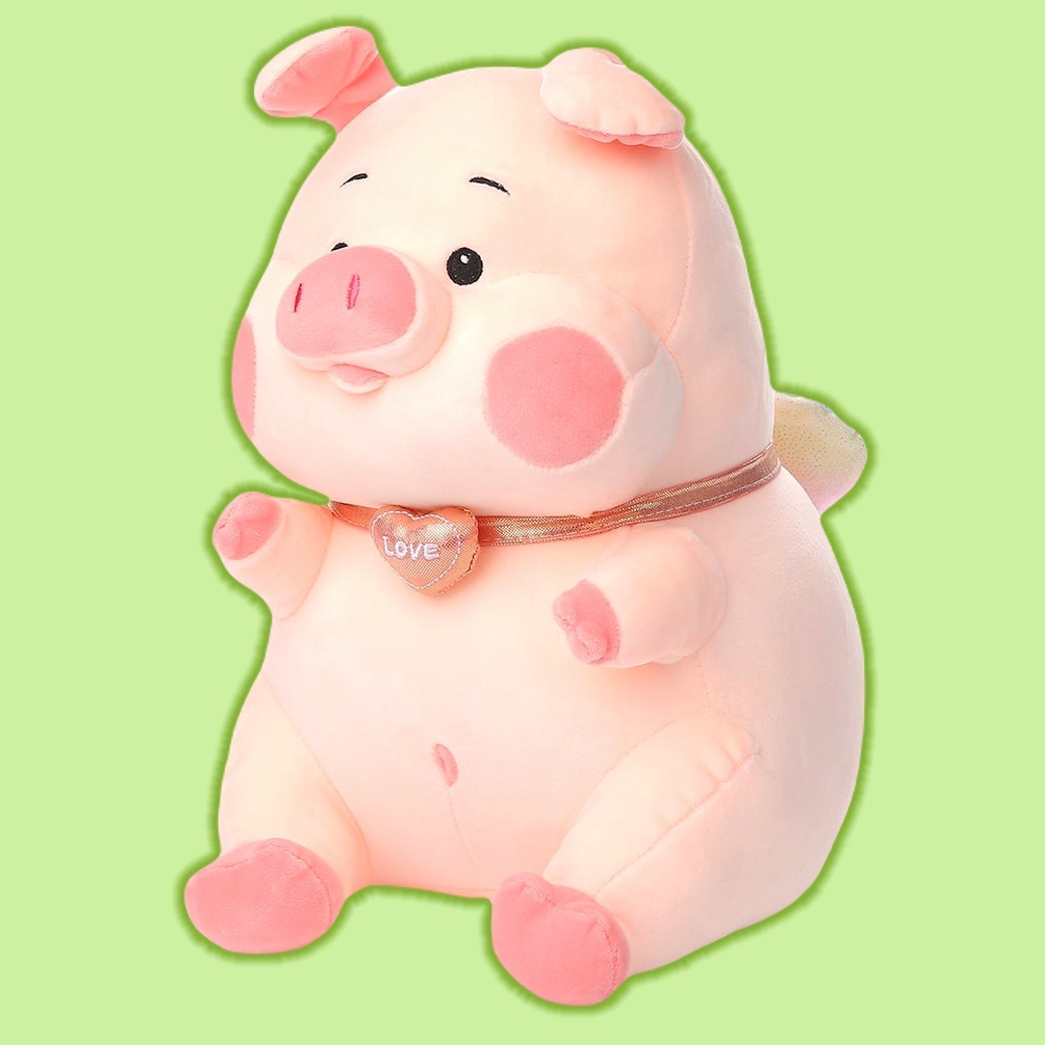 Jumbo Pink Pig Plush Toy