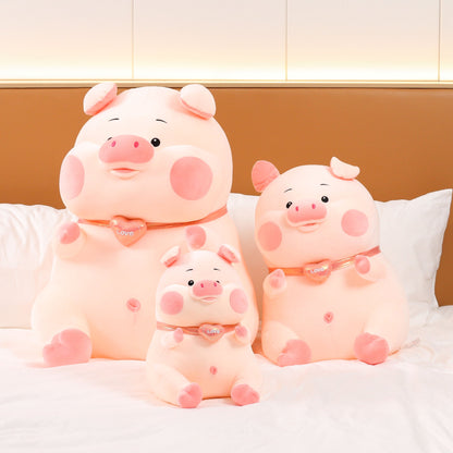 Jumbo Pink Pig Plush Toy - Luxinsly