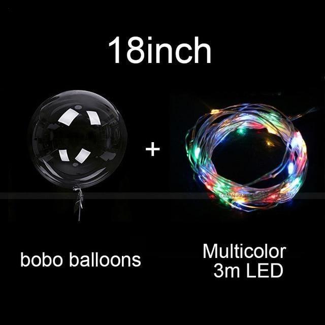 Reusable LED Balloons for Birthday, Wedding, and Home Party Decor - Luxinsly