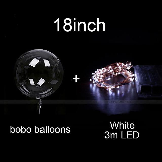 Reusable LED Balloons for Birthday, Wedding, and Home Party Decor - Luxinsly