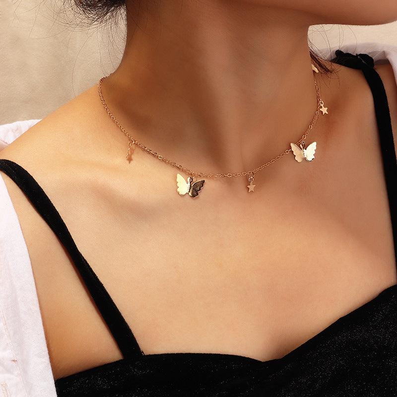 Pendant Butterfly Necklace - Luxinsly